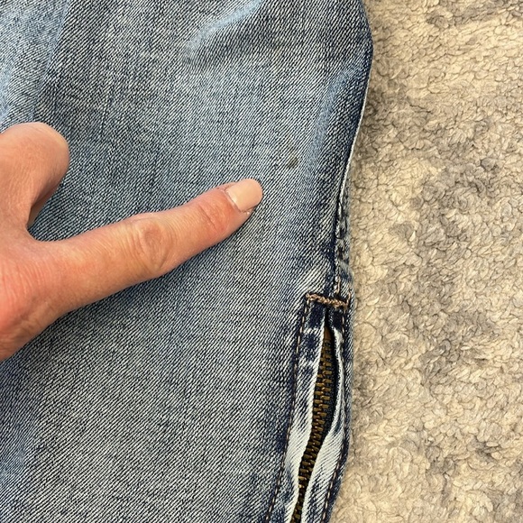 NWT One Teaspoon Killers Jeans Phoenix Wash Distressed Rips Drop Crotch Sz 24 - Picture 15 of 15